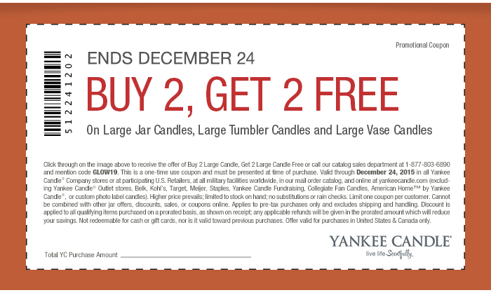 Yankee Candle coupons & promo code for [May 2024]