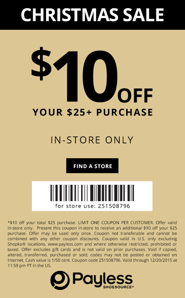 Payless October 2020 Coupons and Promo 
