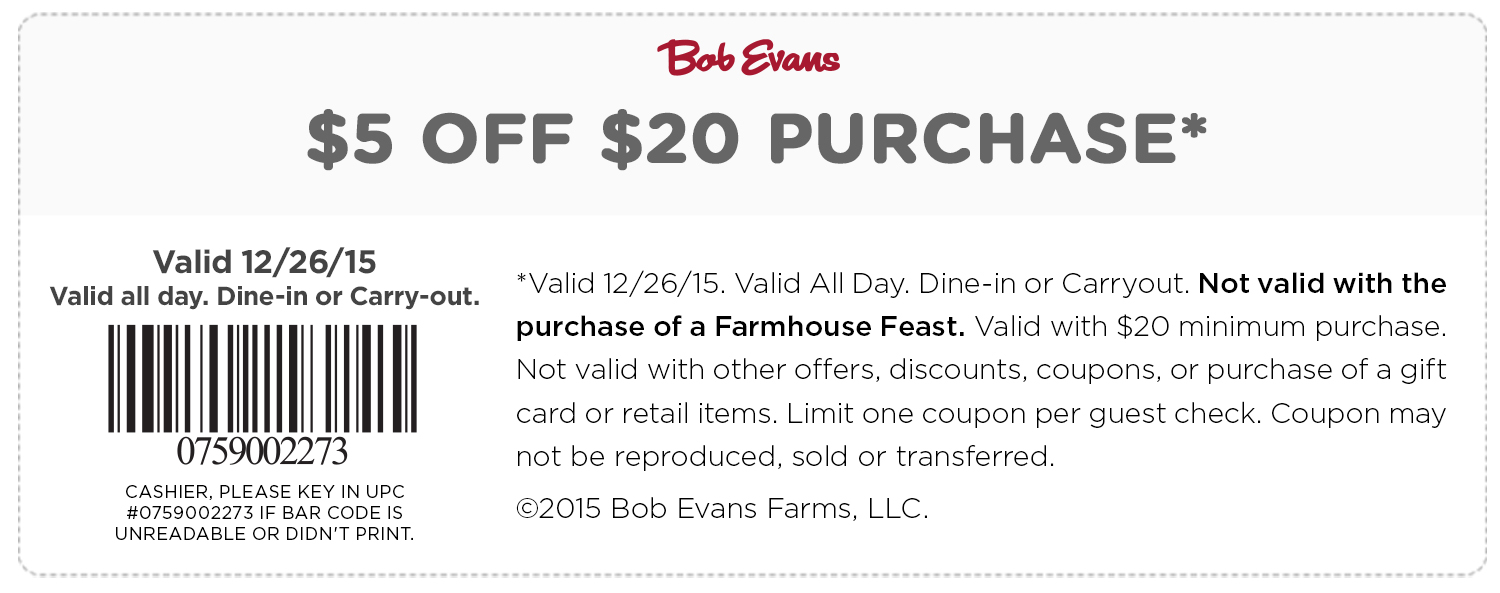 Bob Evans February 2026 Coupons And Promo Codes Bob Evans February 2026 Coupons And Promo Codes