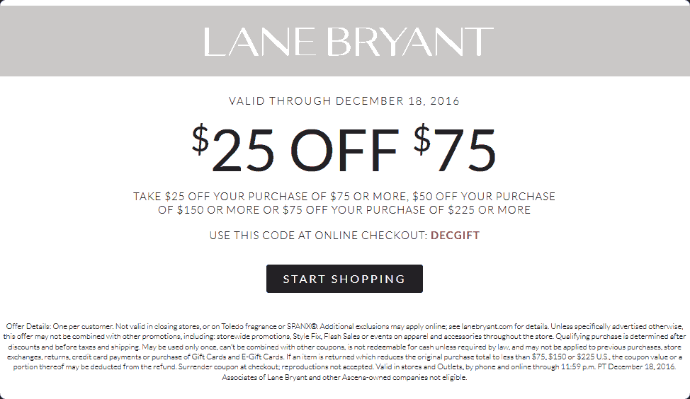 Lane Bryant coupons & promo code for [April 2024]