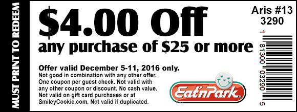 Eat N Park March 2021 Coupons And Promo Codes 