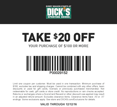 Dicks coupons & promo code for [April 2024]