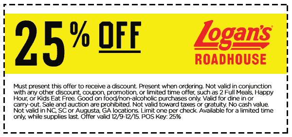 Logans Roadhouse May 2021 Coupons and Promo Codes 🛒
