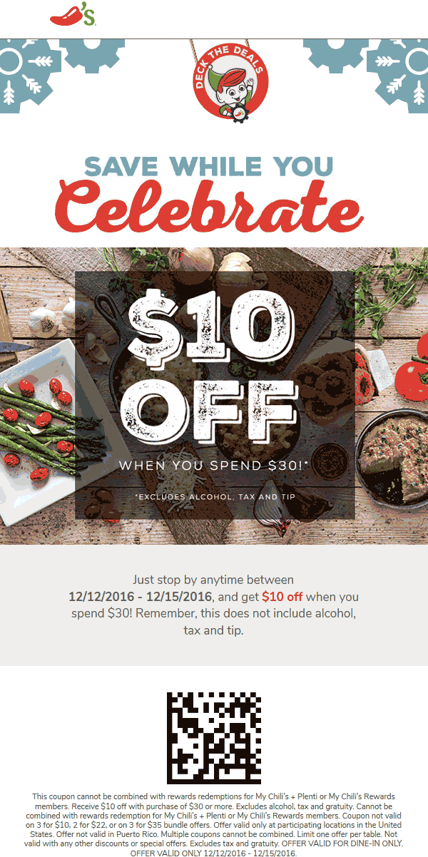 Chilis October 2020 Coupons and Promo Codes 🛒