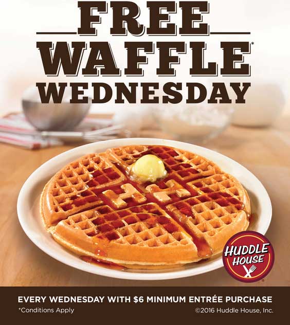Huddle House coupons & promo code for [June 2024]