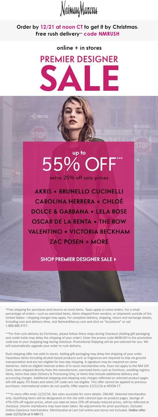 Neiman Marcus January 2021 Coupons and Promo Codes 🛒