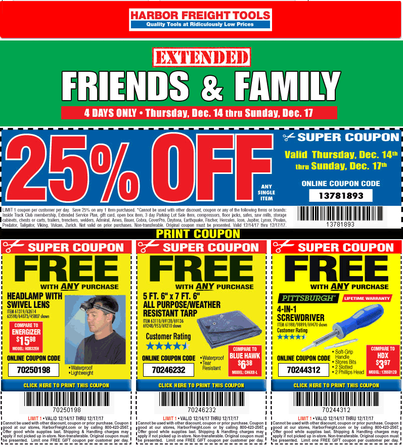 Harbor Freight Tools coupons & promo code for [March 2024]