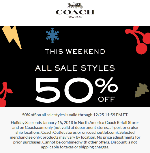 Coach coupons & promo code for [April 2024]