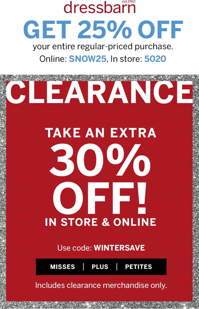 coupons for dressbarn