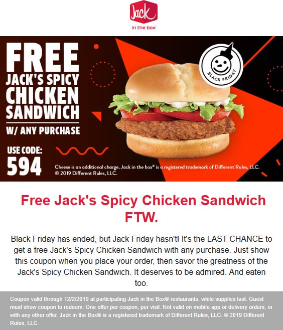 Jack in the Box coupons & promo code for [October 2022]
