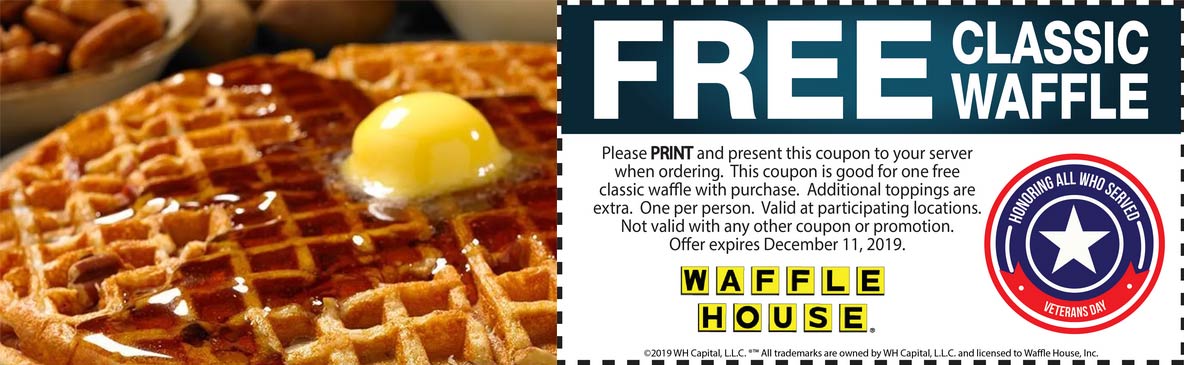 Waffle House coupons & promo code for [May 2022]