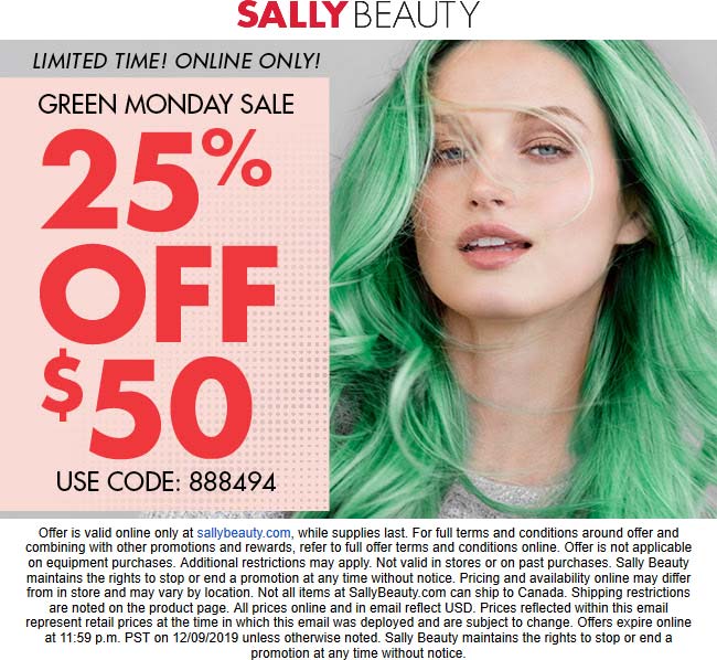 Sally Beauty coupons & promo code for [June 2022]