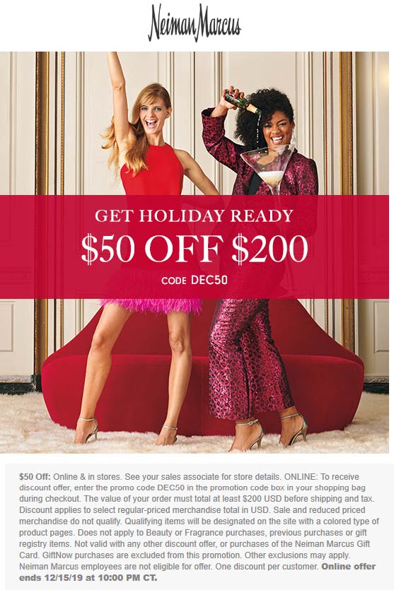 Neiman Marcus coupons & promo code for [October 2022]