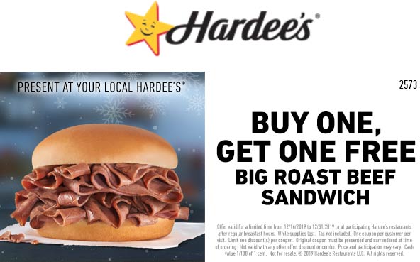 Hardees coupons & promo code for [October 2022]