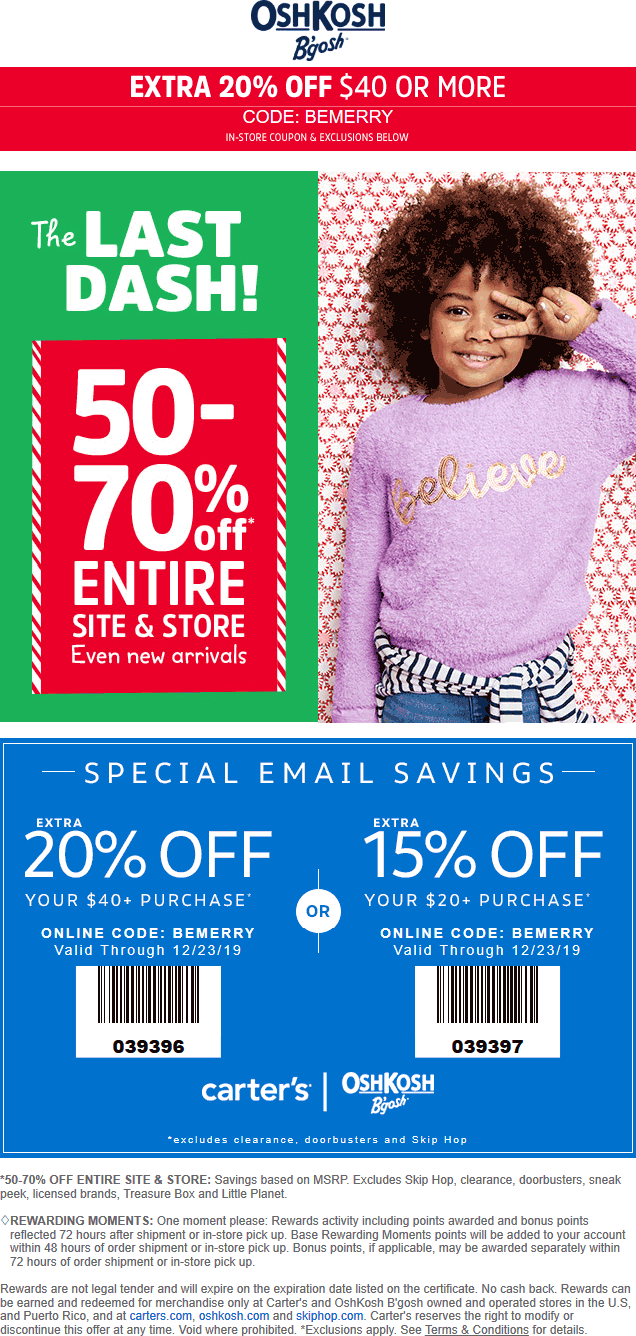 Carters coupons & promo code for [September 2022]