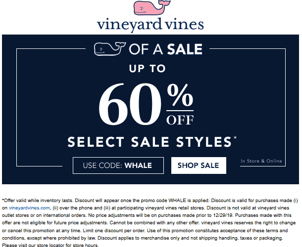 Vineyard Vines coupons & promo code for [January 2022]