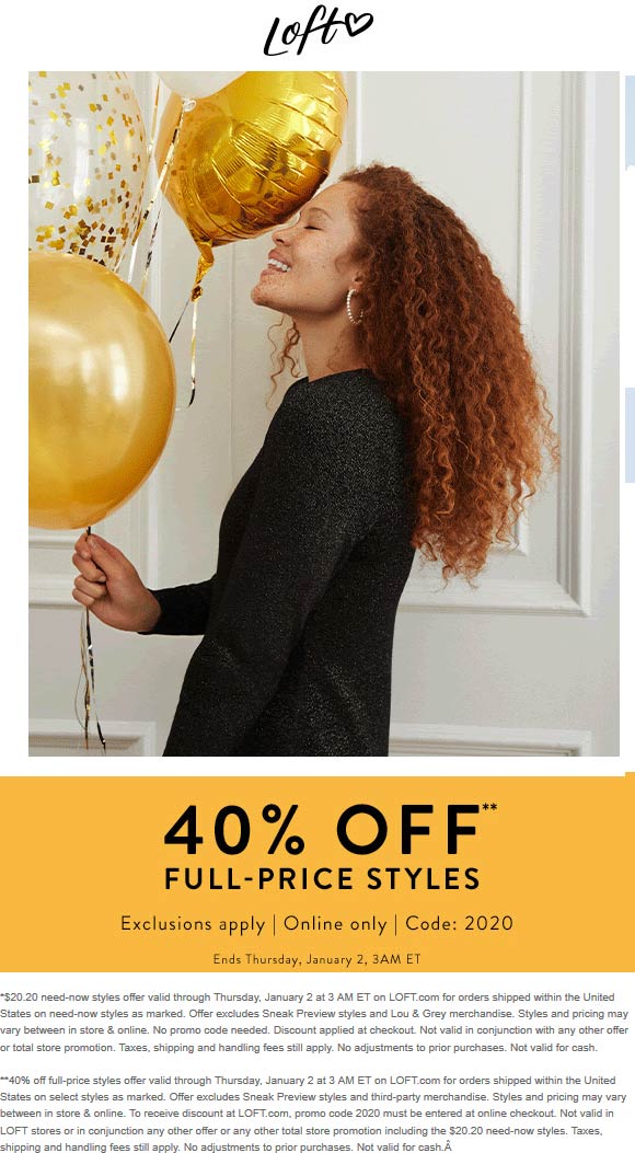 LOFT coupons & promo code for [February 2023]