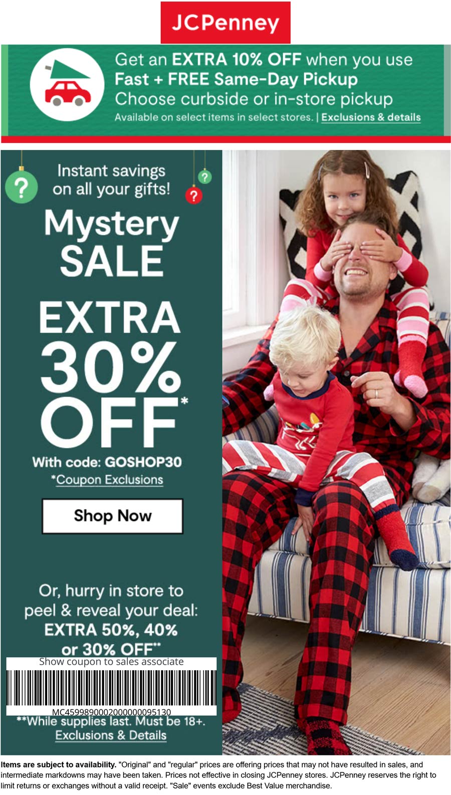 JCPenney stores Coupon  Extra 30% off at JCPenney, or online via promo code GOSHOP30 #jcpenney 