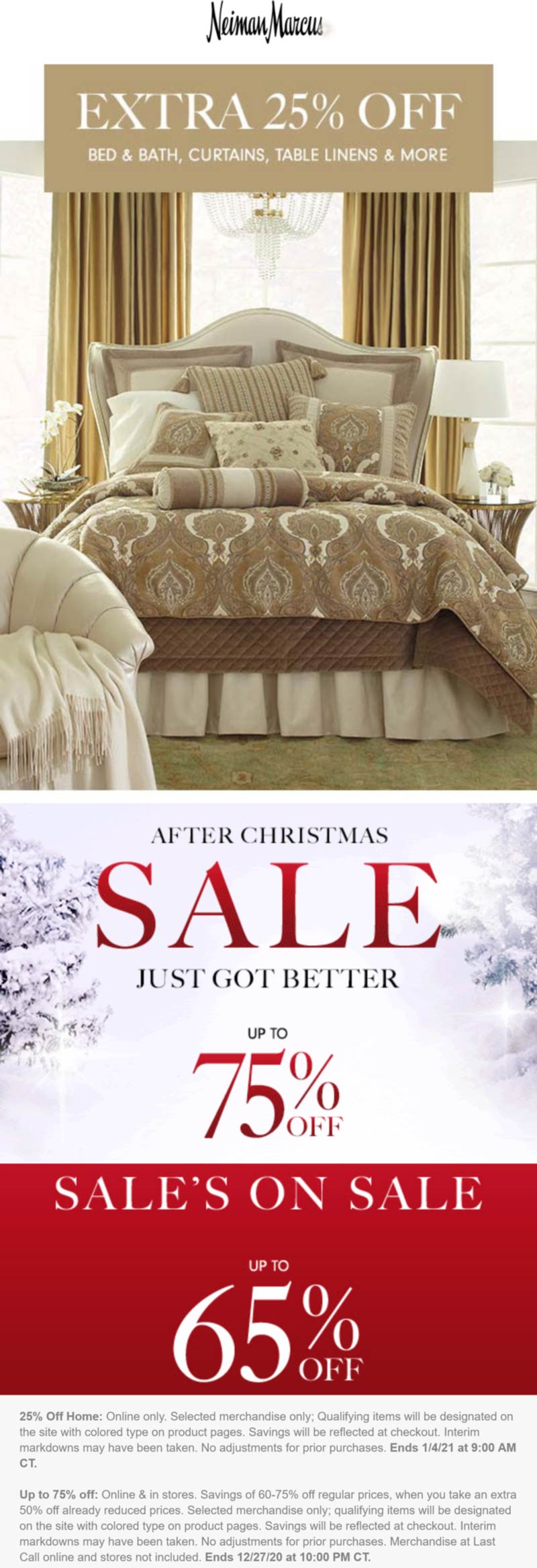 Neiman Marcus stores Coupon  Extra 25% off home & more at Neiman Marcus #neimanmarcus 