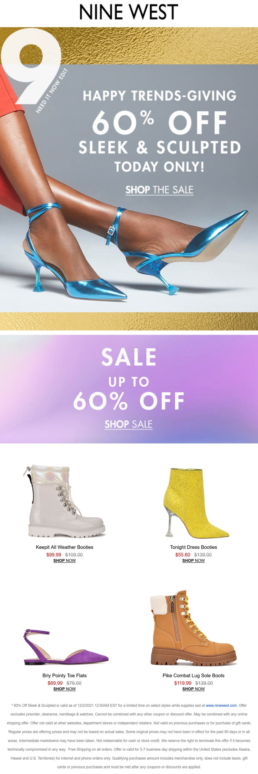 Nine West stores Coupon  60% off heels today at Nine West shoes #ninewest 