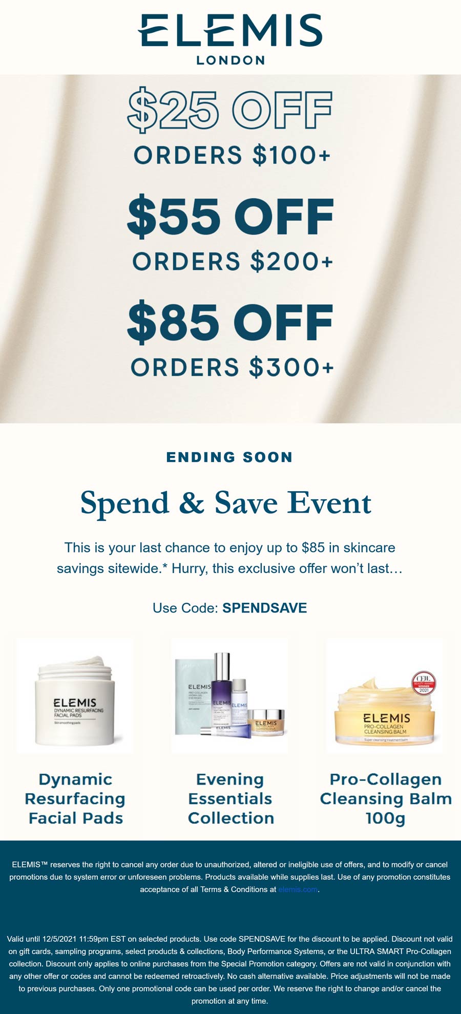 Elemis coupons & promo code for [February 2024]