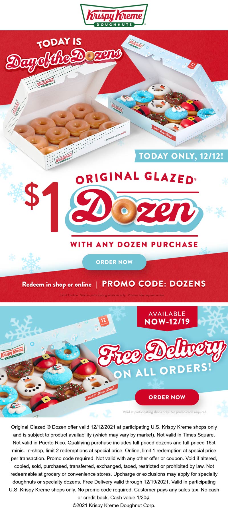 Krispy Kreme coupons & promo code for [February 2024]