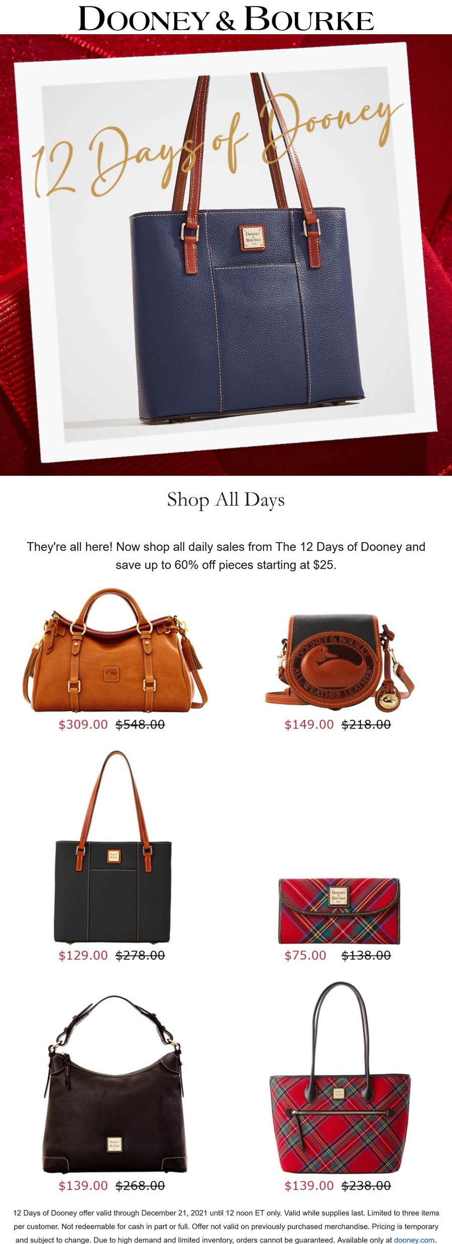 Dooney & Bourke coupons & promo code for [February 2024]