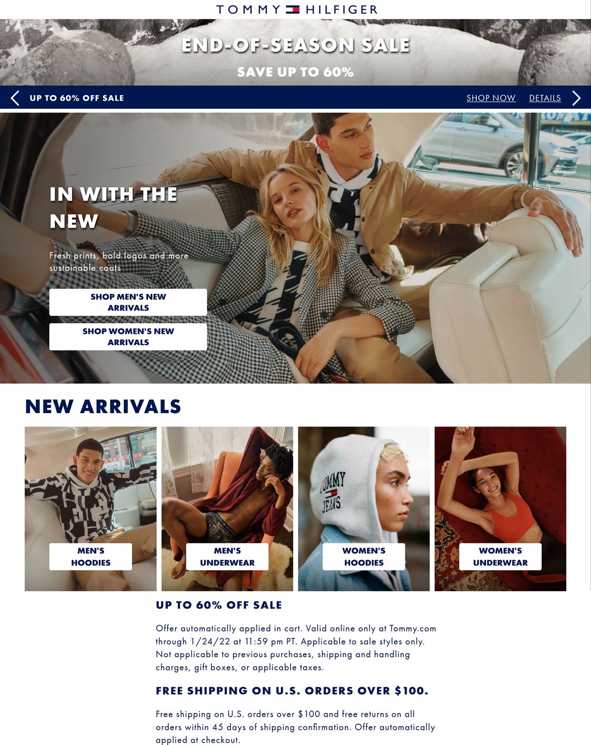 Tommy Hilfiger stores Coupon  60% off various sale categories at Tommy Hilfiger #tommyhilfiger 
