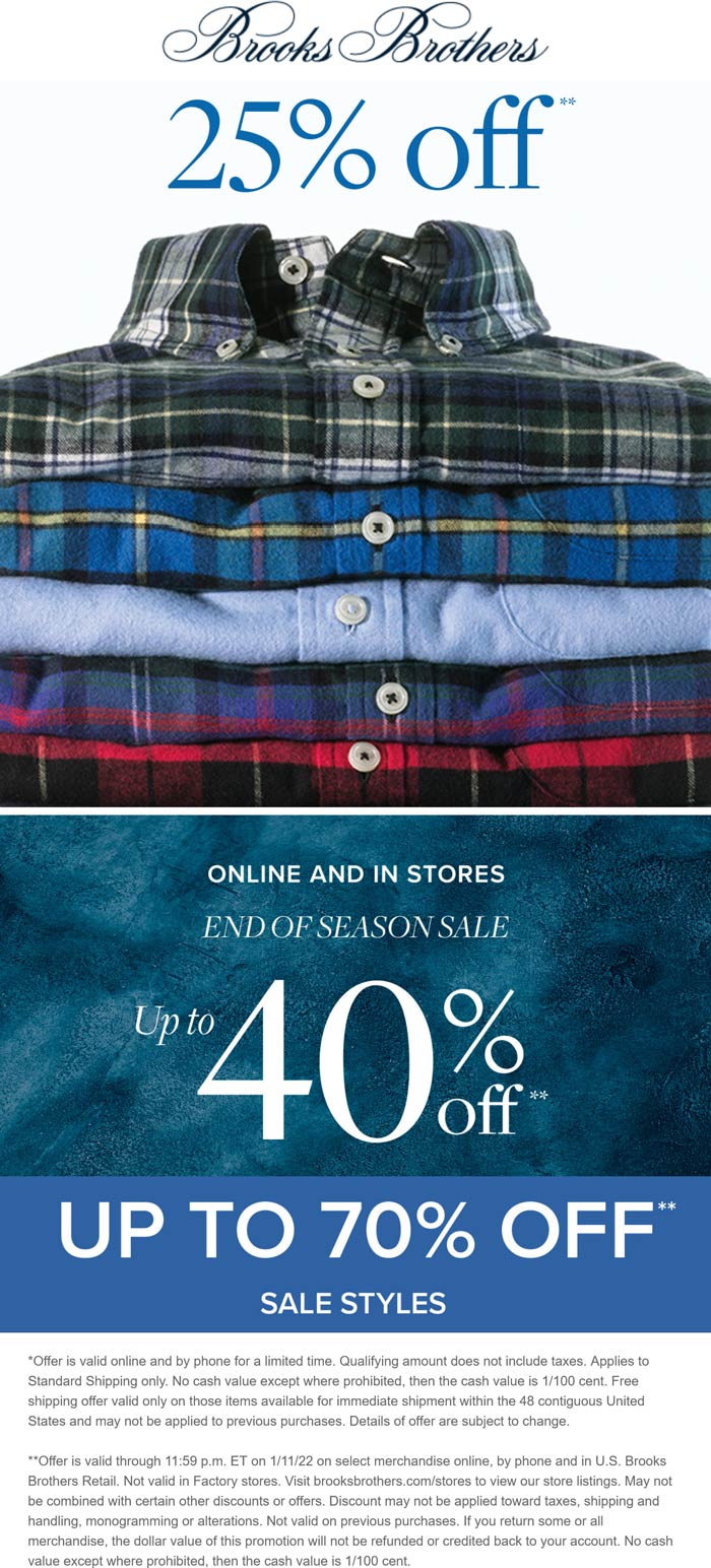 Brooks Brothers coupons & promo code for [July 2024]
