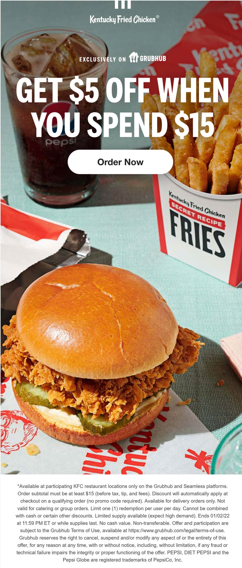 KFC coupons & promo code for [December 2022]