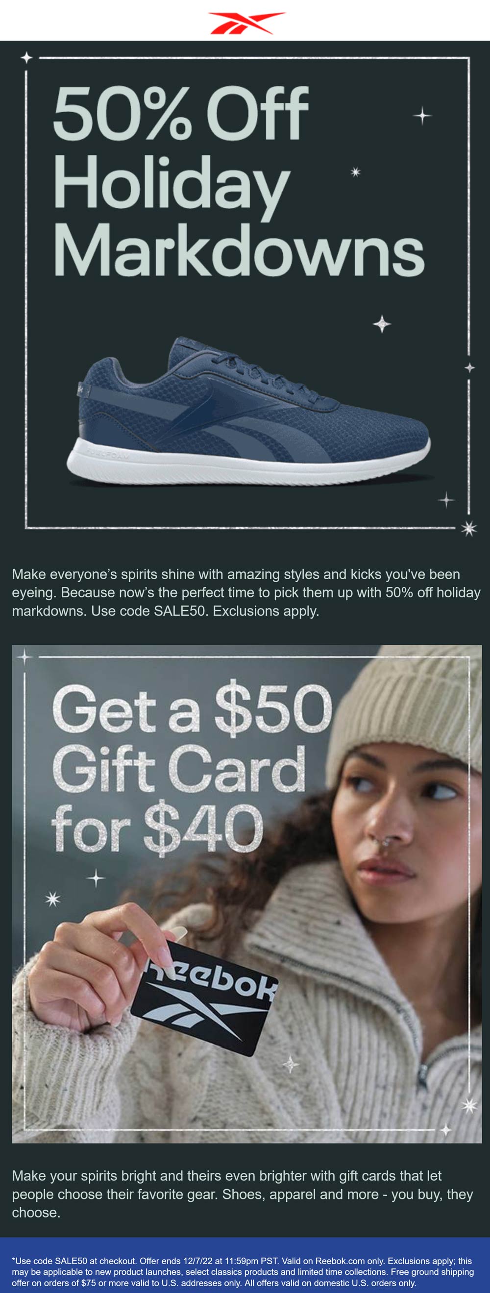 Reebok coupons & promo code for [January 2023]