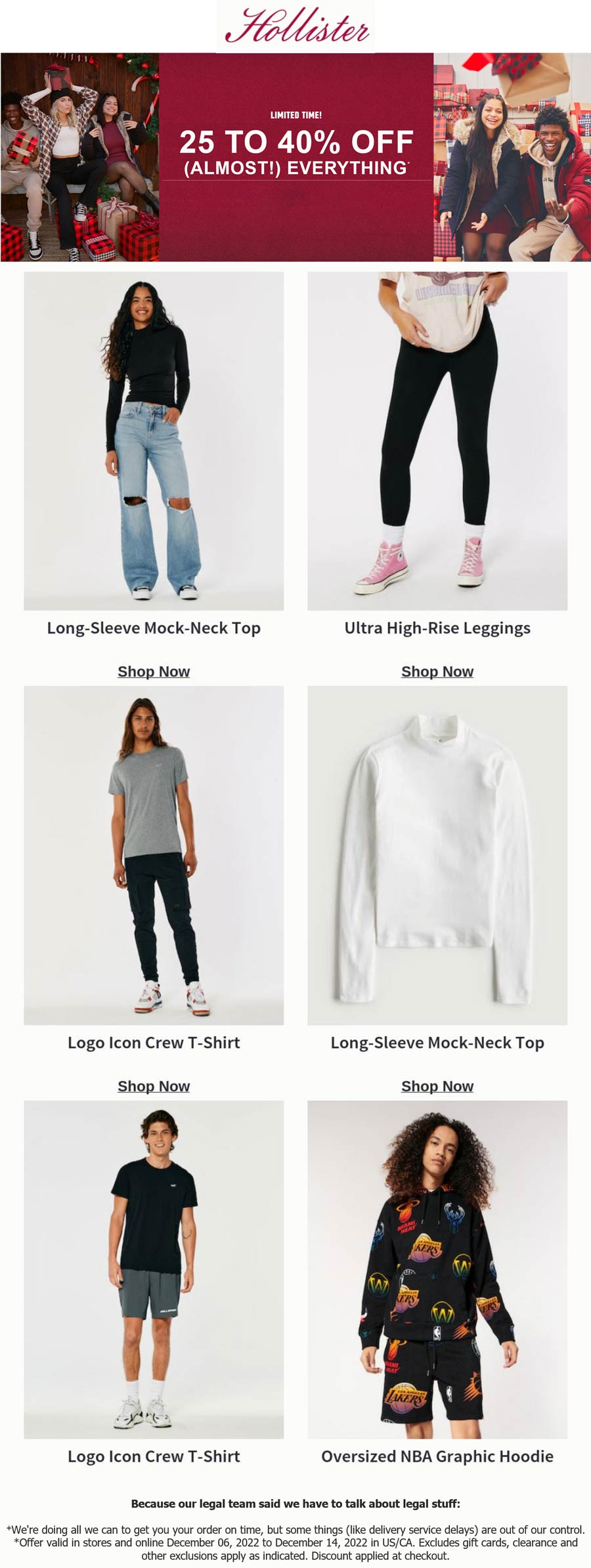 Hollister stores Coupon  25-40% off everything at Hollister #hollister 
