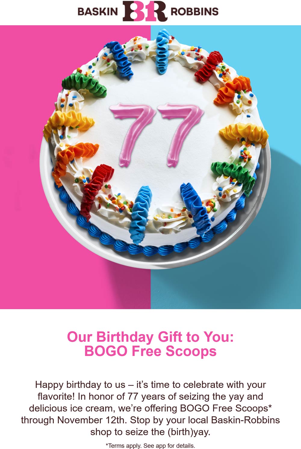 Baskin Robbins coupons & promo code for [February 2023]