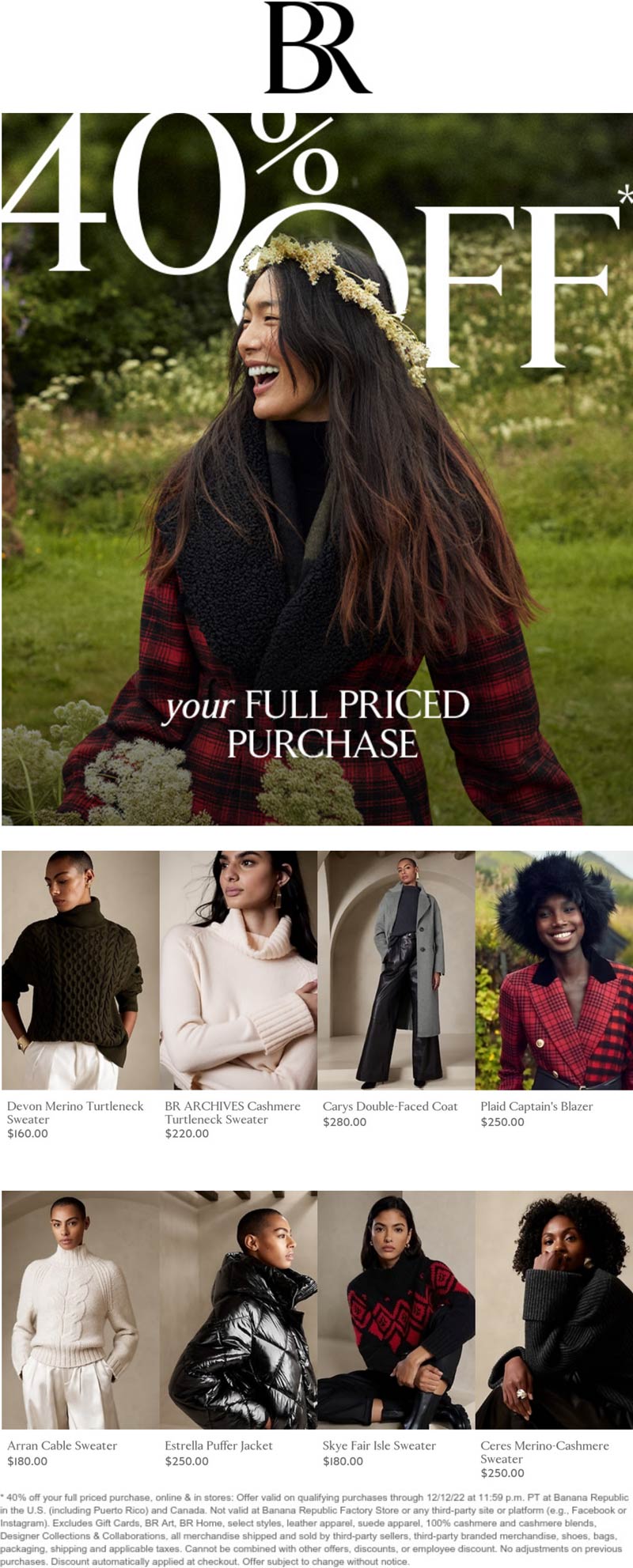 Banana Republic stores Coupon  40% off at Banana Republic, ditto online #bananarepublic 