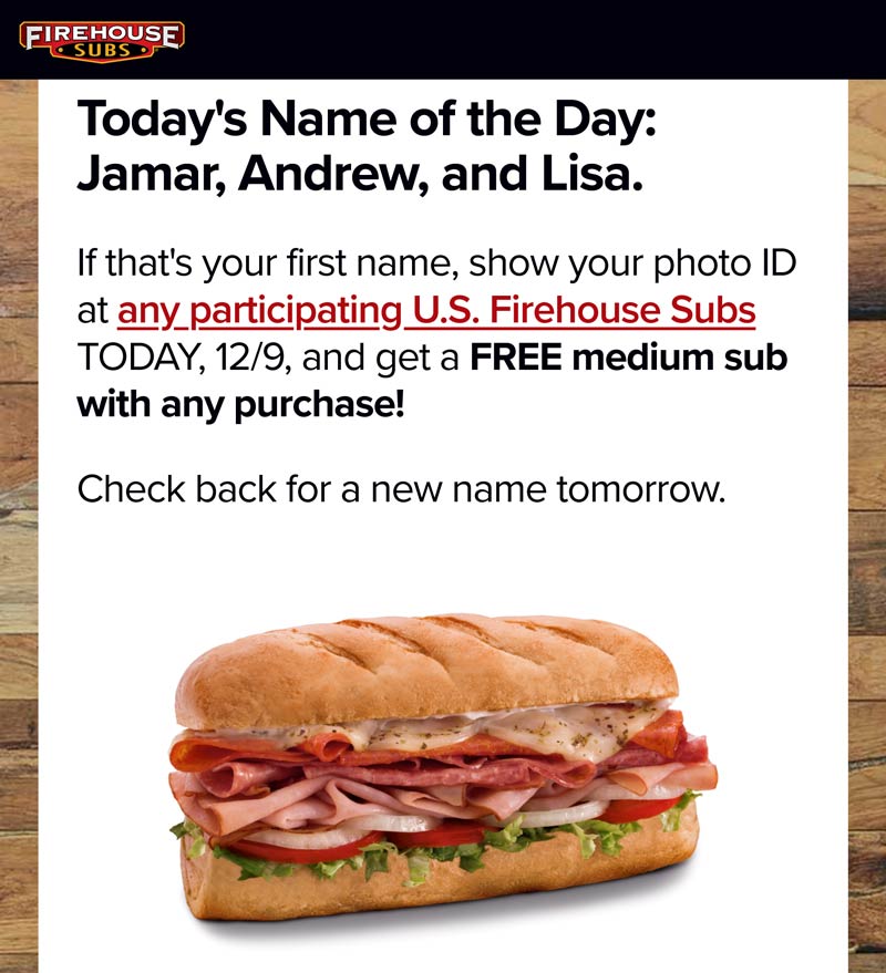 Firehouse Subs restaurants Coupon  Jamar, Andrew, and Lisa enjoy a free sandwich today at Firehouse Subs #firehousesubs 