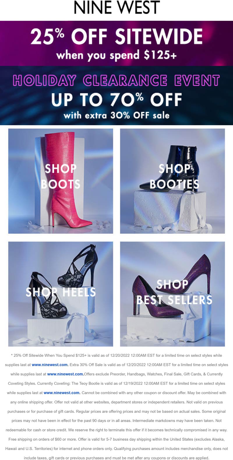 Nine West coupons & promo code for [February 2023]