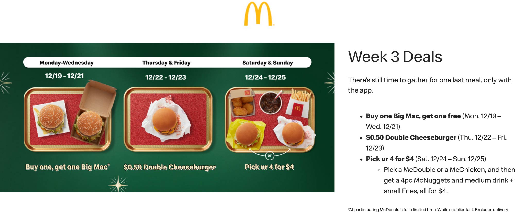McDonalds restaurants Coupon  .50 cent double cheeseburger at McDonalds #mcdonalds 