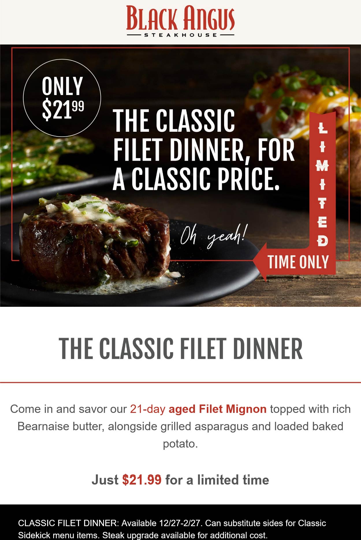 Black Angus coupons & promo code for [February 2023]