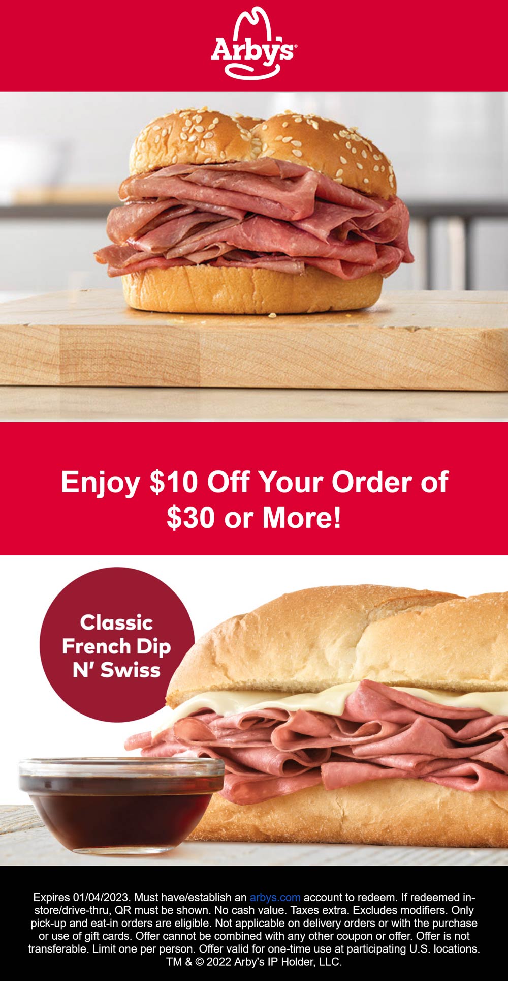 Arbys coupons & promo code for [July 2024]