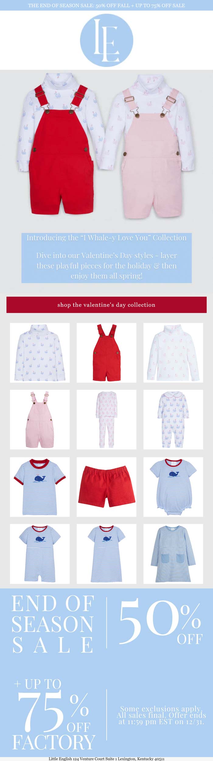 50% off fall & more at Little English childrens clothing #littleenglish