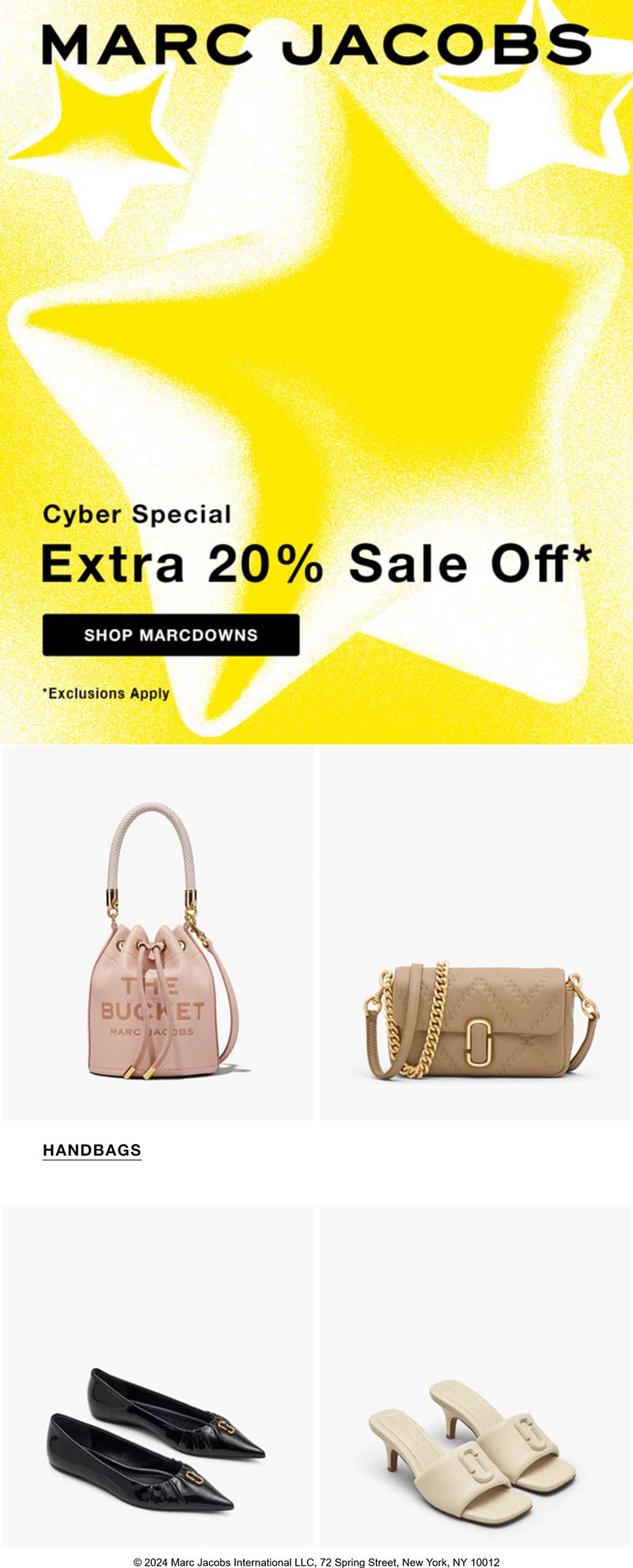 Marc Jacobs stores Coupon  Extra 20% off sale items at Marc Jacobs #marcjacobs 