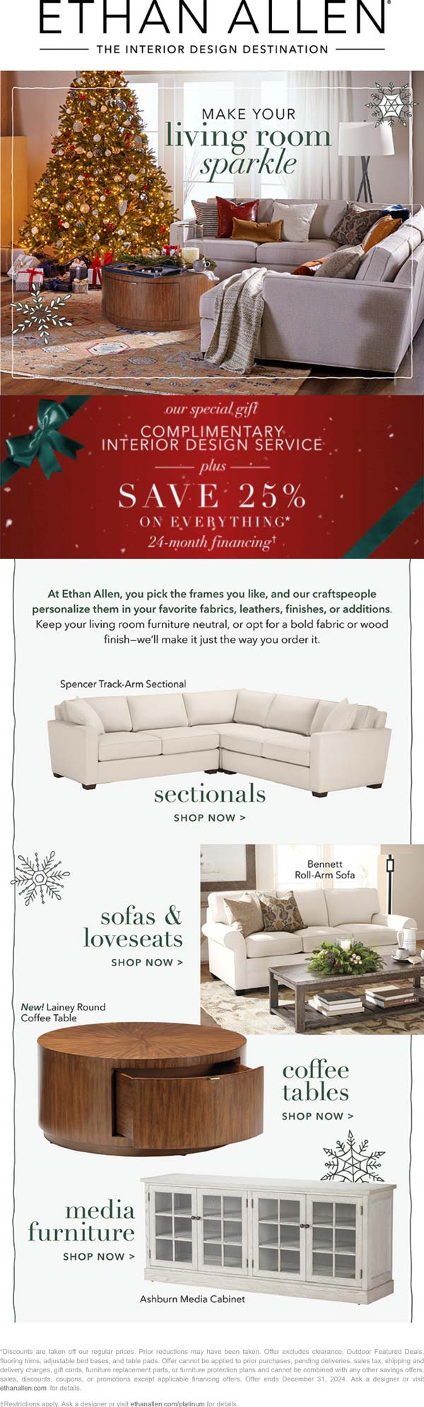 Ethan Allen stores Coupon  25% off everything at Ethan Allen #ethanallen 