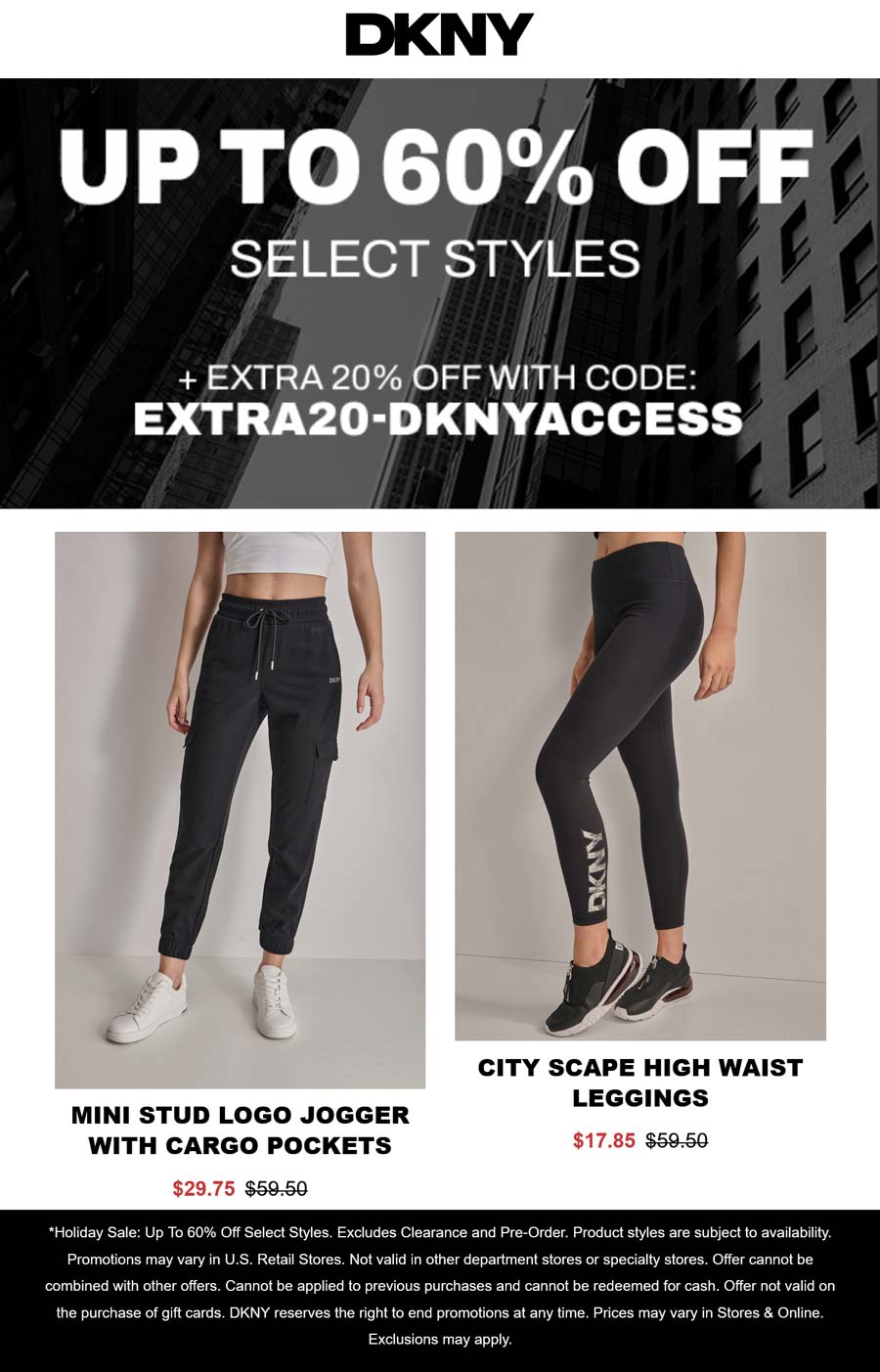 DKNY stores Coupon  Extra 20% off at DKNY via promo code EXTRA20-DKNYACCESS #dkny 