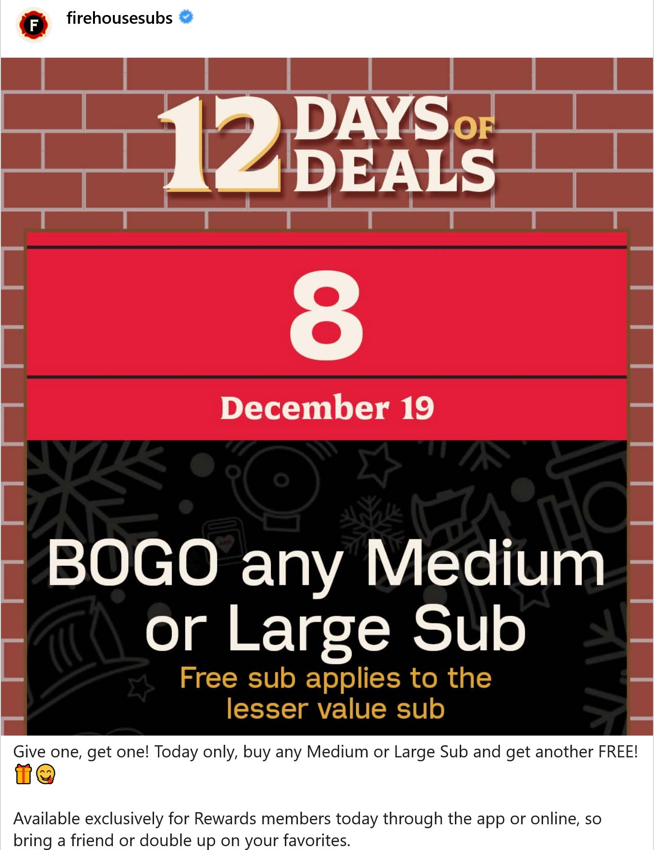 Firehouse Subs restaurants Coupon  Second sub sandwich free online today at Firehouse Subs #firehousesubs 