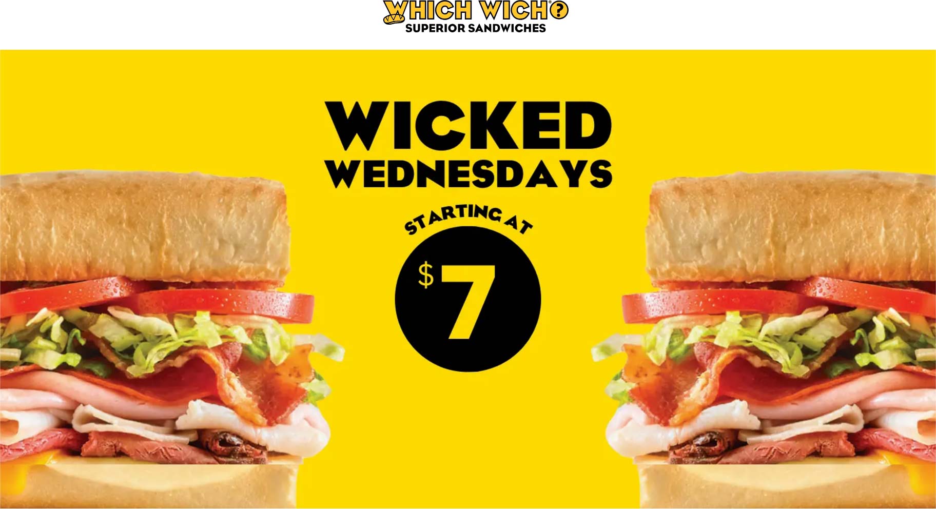 Which Wich $7 wicked sandwich today at Which Wich #whichwich Which Wich restaurants Coupon $7 wicked sandwich today at Which Wich #whichwich