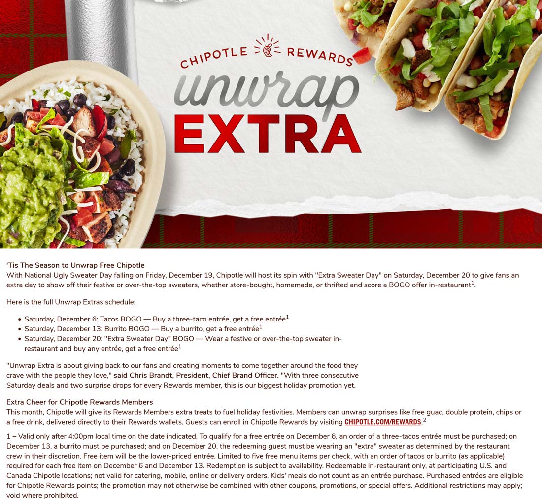 Chipotle Second burrito free after 4p Saturday at Chipotle #chipotle Chipotle restaurants Coupon Second burrito free after 4p Saturday at Chipotle #chipotle