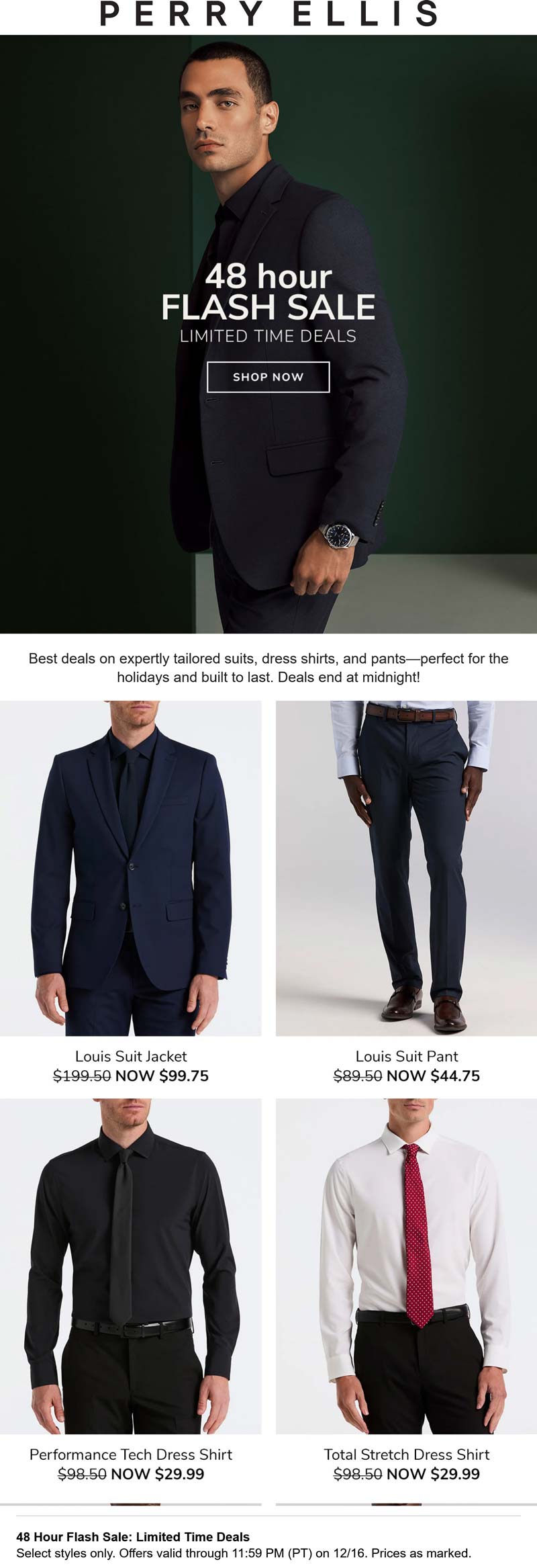 Perry Ellis stores Coupon  50% off suits today at Perry Ellis #perryellis 