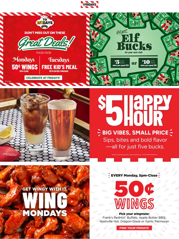 TGI Fridays restaurants Coupon  Free kids meal with your entree & more at TGI Fridays #tgifridays 
