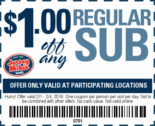 Jersey Mikes May 2020 Coupons And Promo Codes 