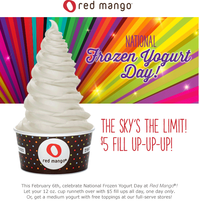 Red Mango coupons & promo code for [May 2024]